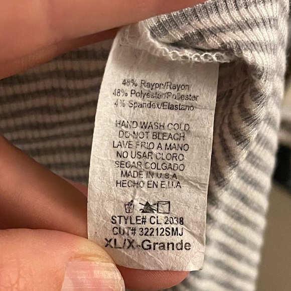 Paper moon striped open from cardigan - size XL - Picture 5 of 5